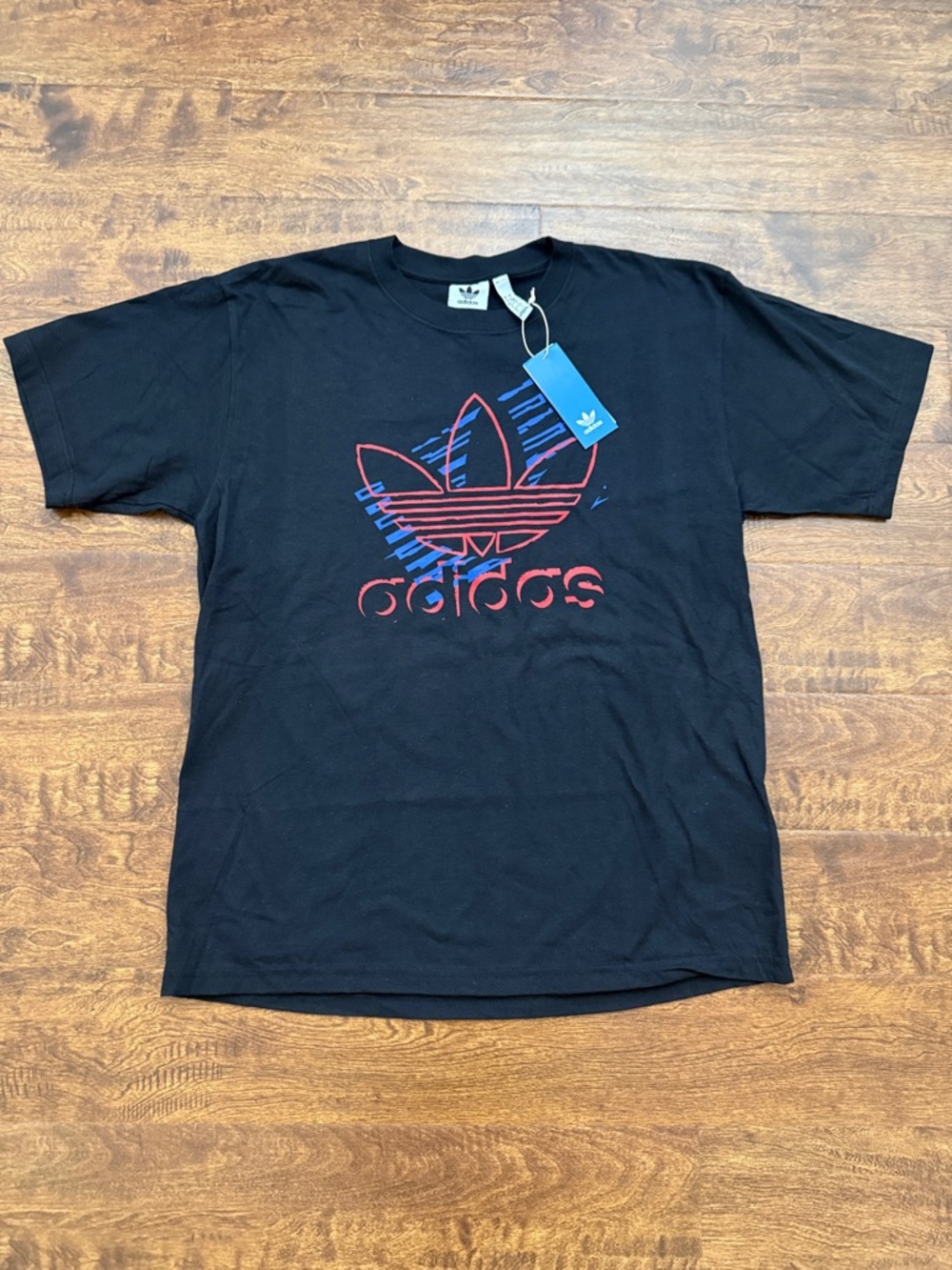 ADIDAS Men’s Original Sketch Trefo Tee-SHIRT - Size L